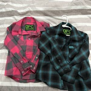 Two Dixxon flannels